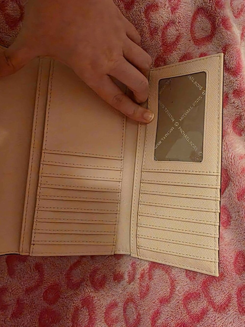 Michael Kors Pink Wallet - Like New - Picture 3 of 4